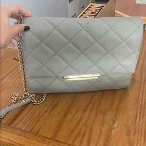 Kate Spade Grey Quilted Purse
